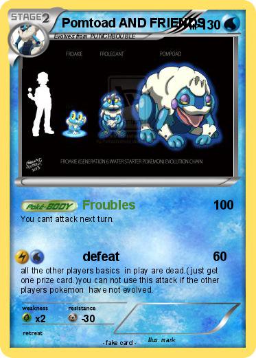 Pokemon Pomtoad AND FRIENDS
