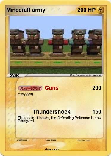 Pokemon Minecraft army