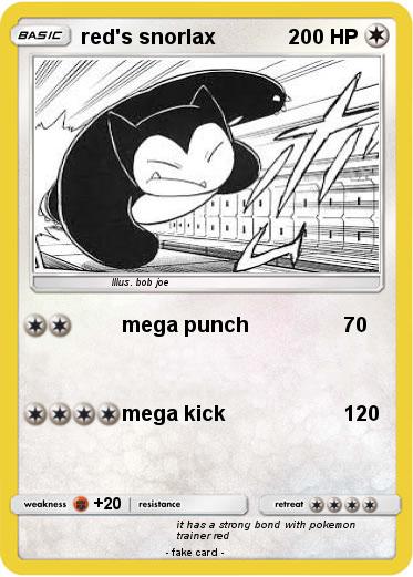Pokemon red's snorlax