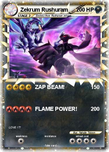Pokemon Zekrum Rushuram
