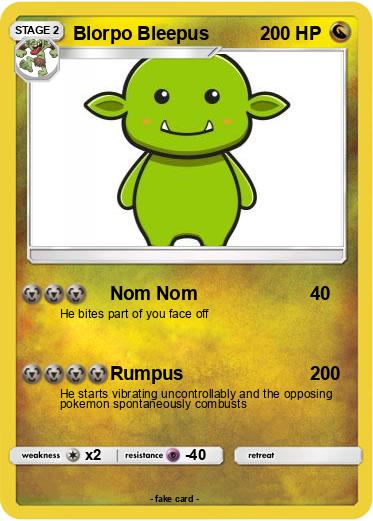 Pokemon Blorpo Bleepus