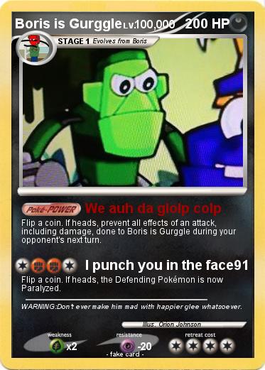 Pokemon Boris is Gurggle