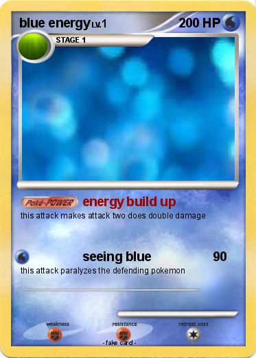 Pokemon blue energy