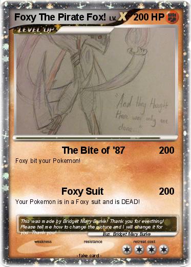 Pokemon Foxy The Pirate Fox!
