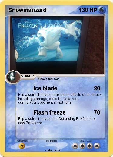 Pokemon Snowmanzard