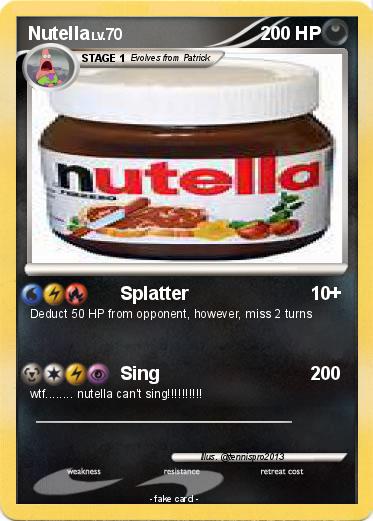 Pokemon Nutella