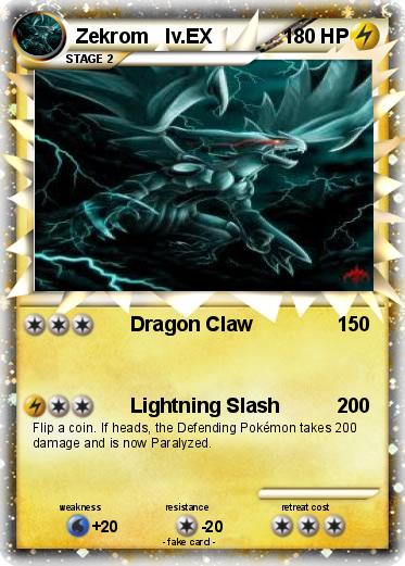 Pokemon Zekrom   lv.EX