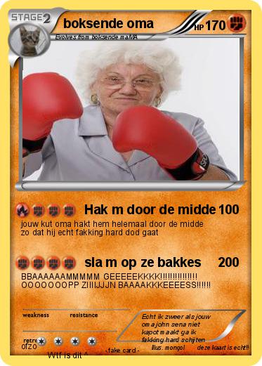 Pokemon boksende oma