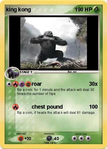 Pokemon king kong