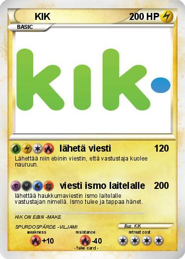 Pokemon KIK