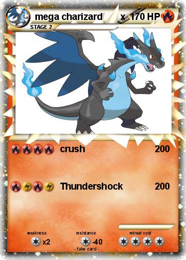 Pokemon mega charizard       x