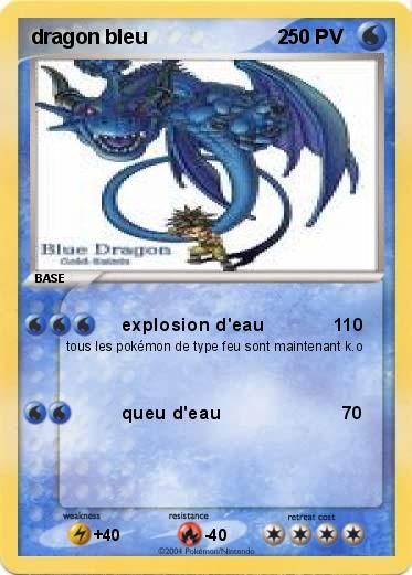 Pokemon dragon bleu                       2