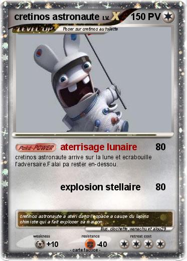 Pokemon cretinos astronaute