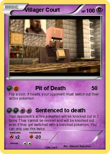 Pokemon Villager Court