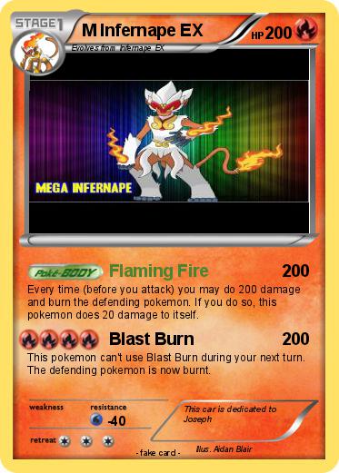 Pokemon M Infernape EX