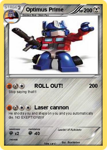 Pokemon Optimus Prime