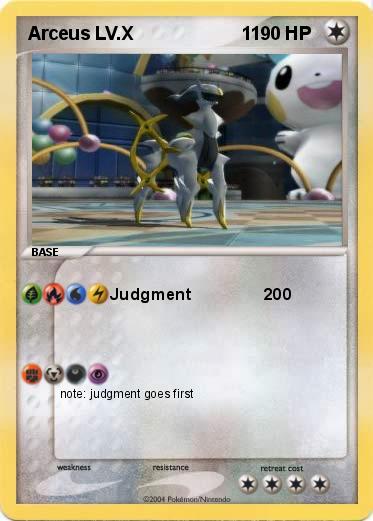 Pokemon Arceus LV.X                     11