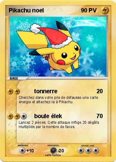 Pokemon Pikachu noel