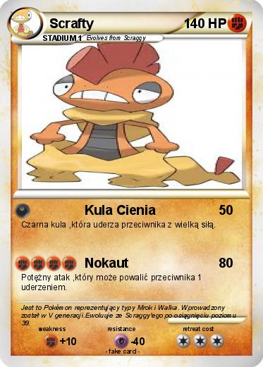 Pokemon Scrafty