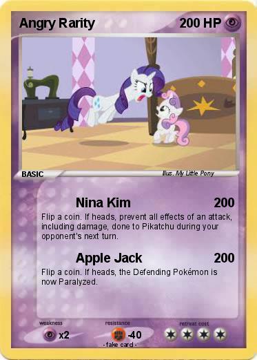 Pokemon Angry Rarity