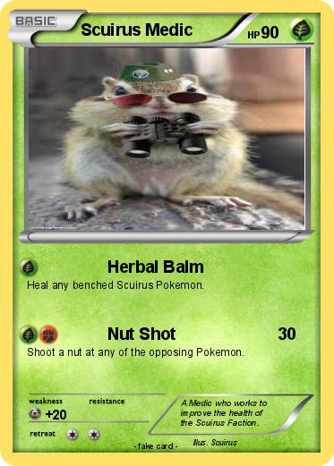 Pokemon Scuirus Medic