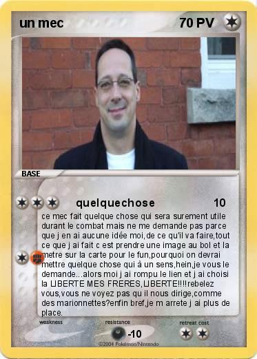 Pokemon un mec