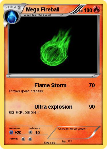 Pokemon Mega Fireball