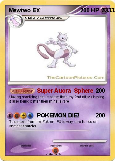 Pokemon Mewtwo EX                                       333333334