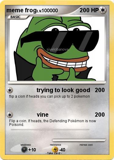 Pokemon meme frog