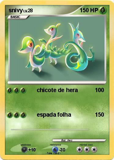 Pokemon snivy