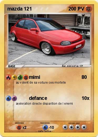 Pokemon mazda 121