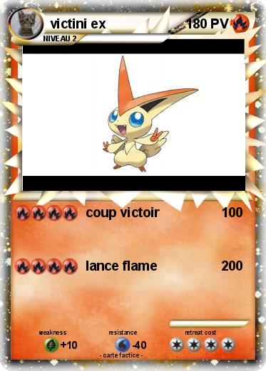 Pokemon victini ex