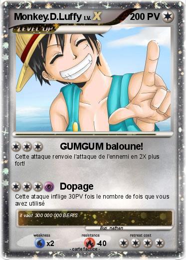 Pokemon Monkey.D.Luffy