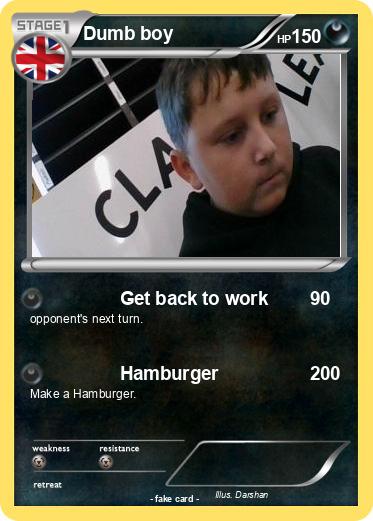 Pokemon Dumb boy