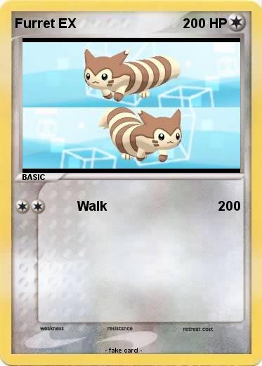 Pokemon Furret EX