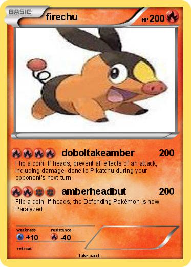 Pokemon firechu