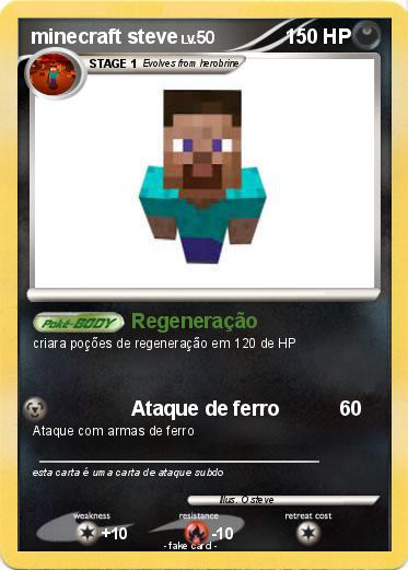 Pokemon minecraft steve