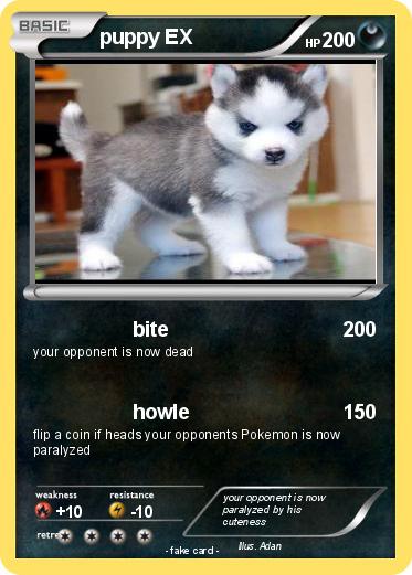 Pokemon puppy EX