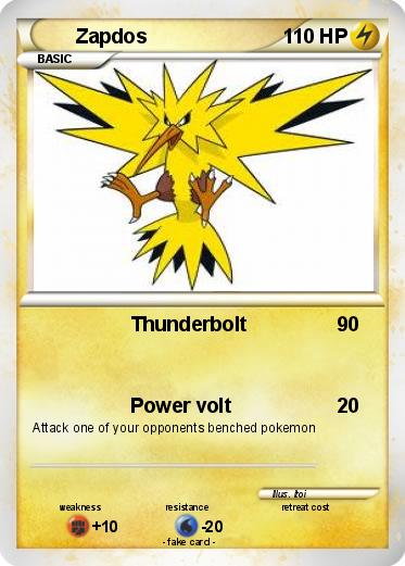 Pokemon Zapdos