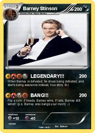 Pokemon Barney Stinson