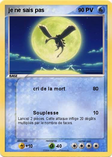 Pokemon je ne sais pas 