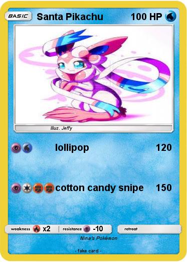 Pokemon Santa Pikachu