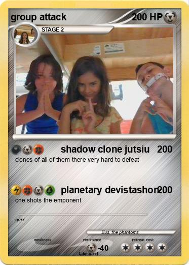 Pokemon group attack