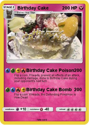 Pokemon Birthday Cake