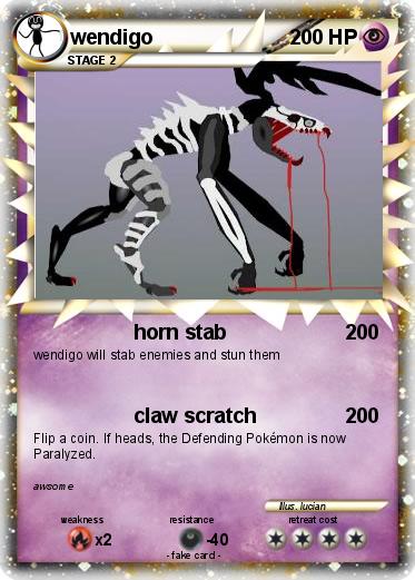 Pokemon wendigo