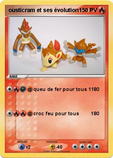 Pokemon ousticram et ses évolution