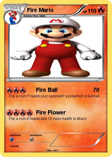 Pokemon Fire Mario
