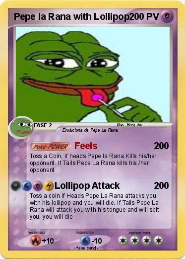 Pokemon Pepe la Rana with Lollipop