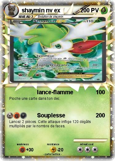 Pokemon shaymin nv ex