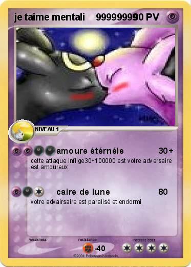 Pokemon je taime mentali    99999999